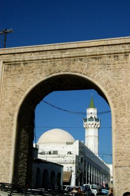 Medina gate and the Mohammed Pasha Karamanli Mosque