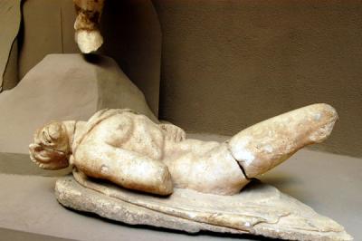 Reclining male figure, Fountain of Pollio, 1st C. BC