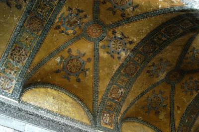 Inner Narthex mosaic ceiling