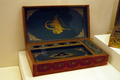 Writing box, Ottoman period, 19th C. by Al-Sayyid Omar al-Rajai