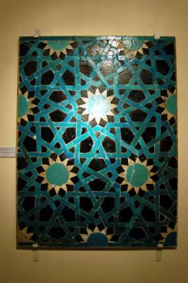Tile with geometric pattern, Seljuk period, 13th C