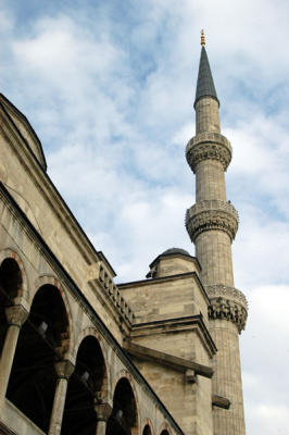 South side of the Sultanahmet Mosque