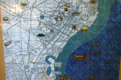 The various remains of Ancient Carthage are spread over a large area