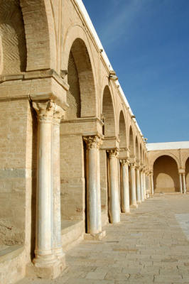 Courtyard of the Great Mosque of Kairouan