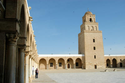 The Great Mosque of Kairouan, oldest in North Africa and 4th Holiest in Islam