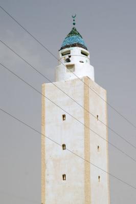 Tunisian minaret off the C104 west of Medenine
