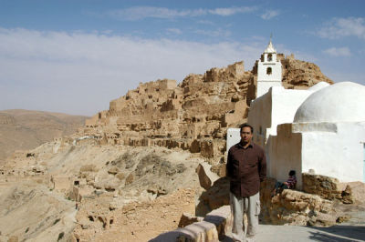 Slim and the mosque of Chenini