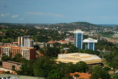 Central Kampala, east of the Sheraton