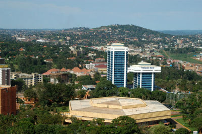 The two highrises are Stanbic Bank