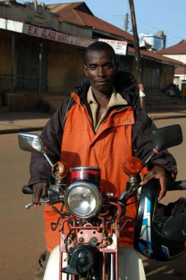 Within the city center, motorcycle taxis cost 1000 shillings
