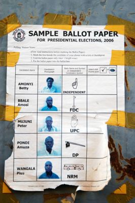 Voting guidelines and sample ballot for the upcoming Ugandan elections