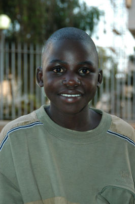 Beggar boy, Kampala