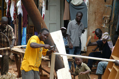 Another carpentry workshop on Hoima Road