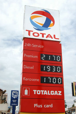 Total gas station, Kampala