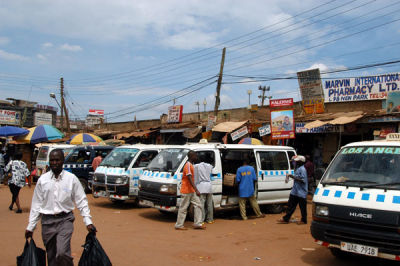 New taxi park, Namirembe Road, Kampala