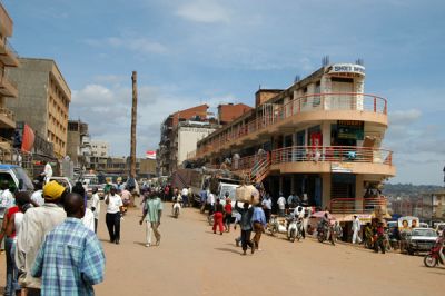 Intersection of William Street & Johnston Street, Kampala