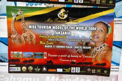 Miss Tourism World 2006 Tanzania Tourism is Life