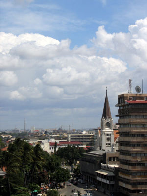 View from the Lutheran Church bell tower, Dar