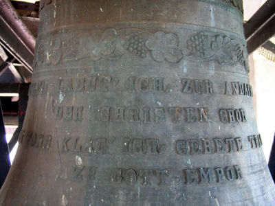 German bells, Azania Front Lutheran Church
