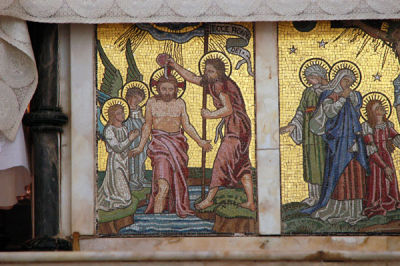 Left panel, Anglican Cathedral Altar, Zanzibar