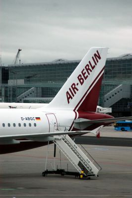 Air Berlin A319 D-ABGC at Frankfurt
