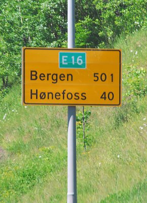 The 500+ km from Oslo to Bergen make for a long days drive