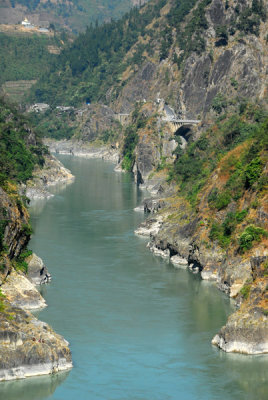 Narayani River gorge south of Mugling
