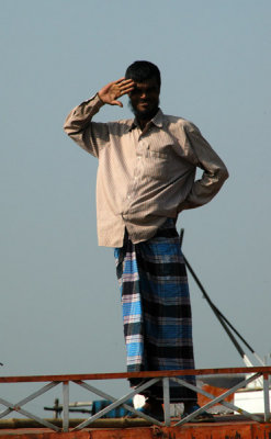 A salute from the Captain