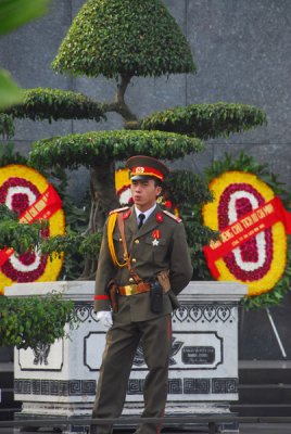 Vietnamese soldier, Ho Chi Minh Mausoleum