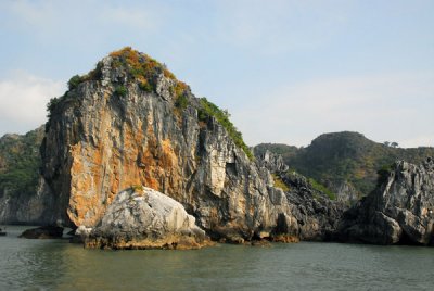 Cat Ba Island, Vietnam, from the Haiphong hydrofoil