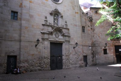 Plaa de Sant Felip Neri, Barrio Gotic, Barcelona