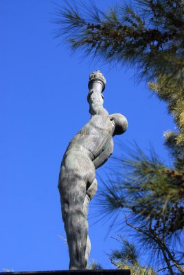 Francesc Ferrer i Guardia Monument in Montjuc