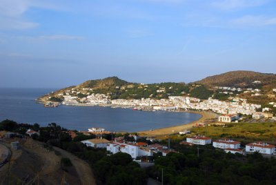 The road up to the Monastery of Sant Pere de Rodes has great views of the bay