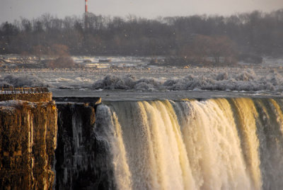 East edge of Horseshoe Falls, Niagara Falls, Ontario