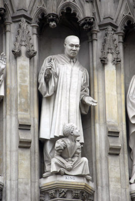 Westminster Abbey, west facade - Dr. Martin Luther King, Jr.