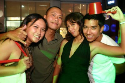 Kagey, Earl, Nikki and Buji with the little red tabo that can