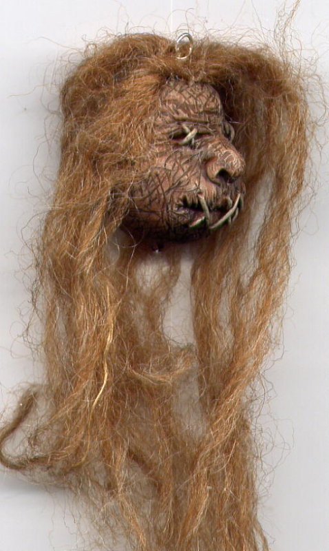 shrunken head side