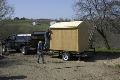 Bringing in the shed