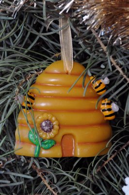 Beeswax Skep ornament
