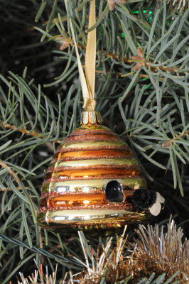 Glass Skep ornament
