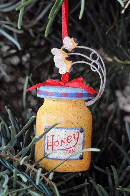 Honey jar ornament