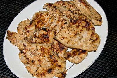 grilled chicken breasts