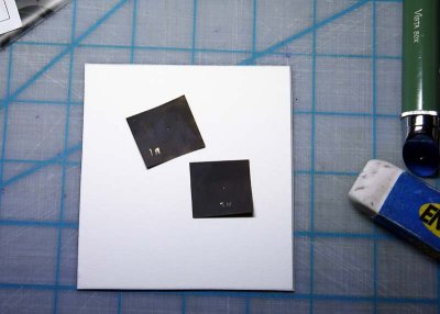 Pinhole Plates Blackened