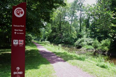 Tinicum Park Location Sign