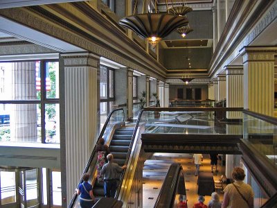 Office Lobby Escalators