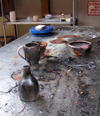 Sagger Fired Pieces