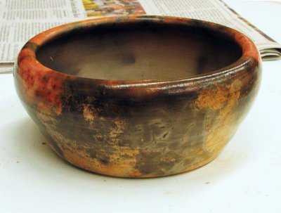 Sagger Fired Bowl