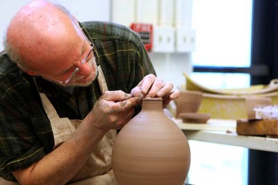 Trimming Top of Jug