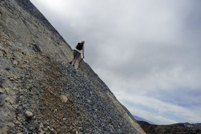 Intrepid path up Mt Washington