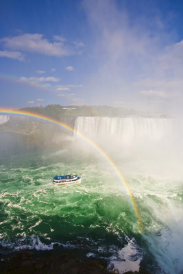 Rainbow over the USA Falls